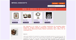 Desktop Screenshot of imperialhandicrafts.net